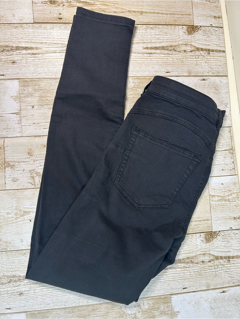 Pull&Bear Black High-Rise Skinny Jeans